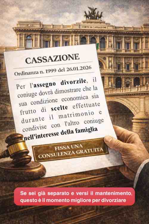 ordinanza cassazione 1999